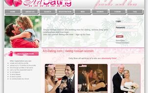 Website international dating service “Art-Dating”