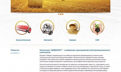 Agricultural Company Website Development
