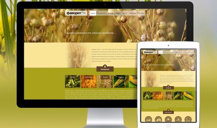 Corporate Website for the company “Favoryt- Agro”