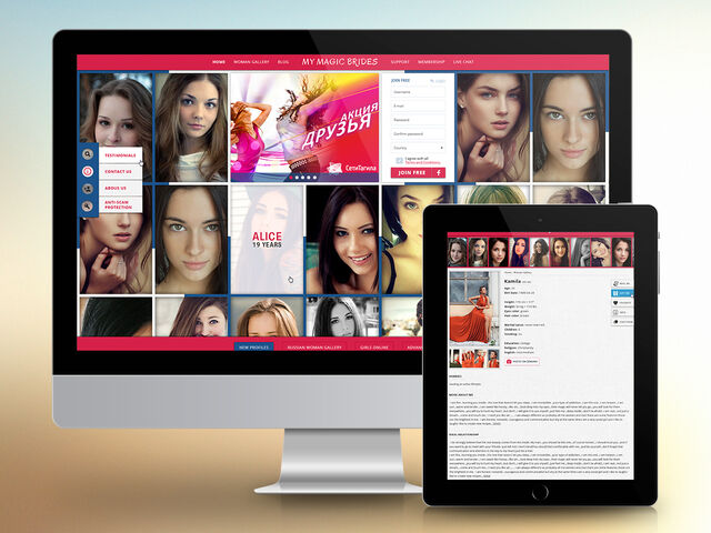 Development of Online Dating Portal  for a company “Mymagicbrides”