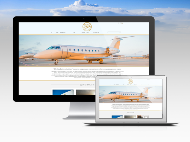 Development of a Corporate Website for an Airline “SilkWay”