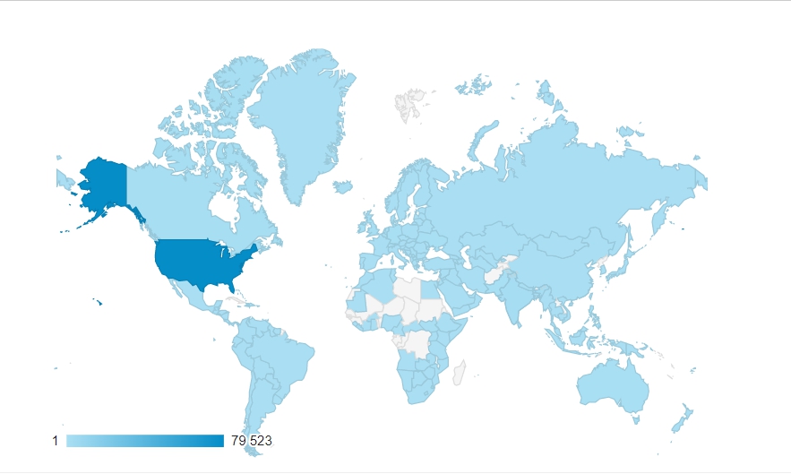 website ranking map